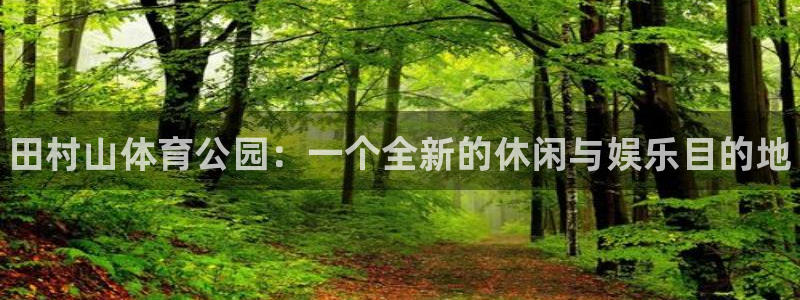 利记官网下载官方客服电话：田村山体育公园：一个全新的