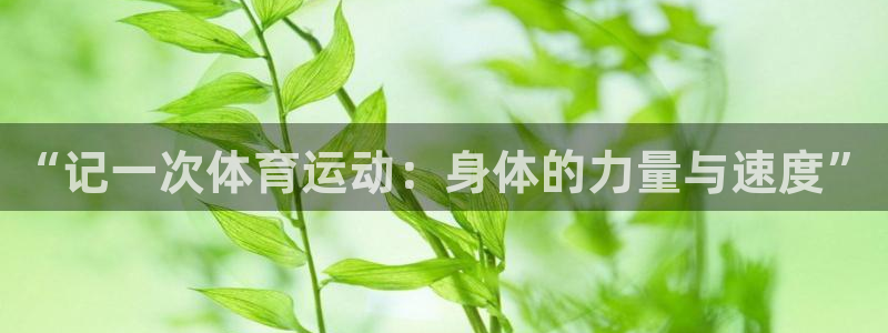 利记官网下载招商电话是多少：“记一次体育运动：身体的