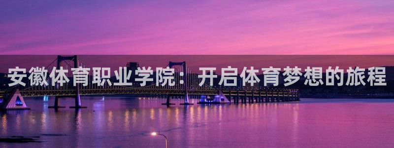 利记官网下载平台注册流程图：安徽体育职业学院：开启体育梦想的