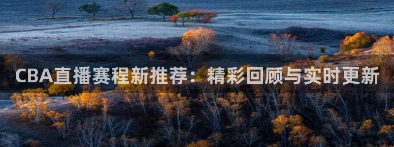 火凤体育：CBA直播赛程新推荐：精彩回顾与实时更新